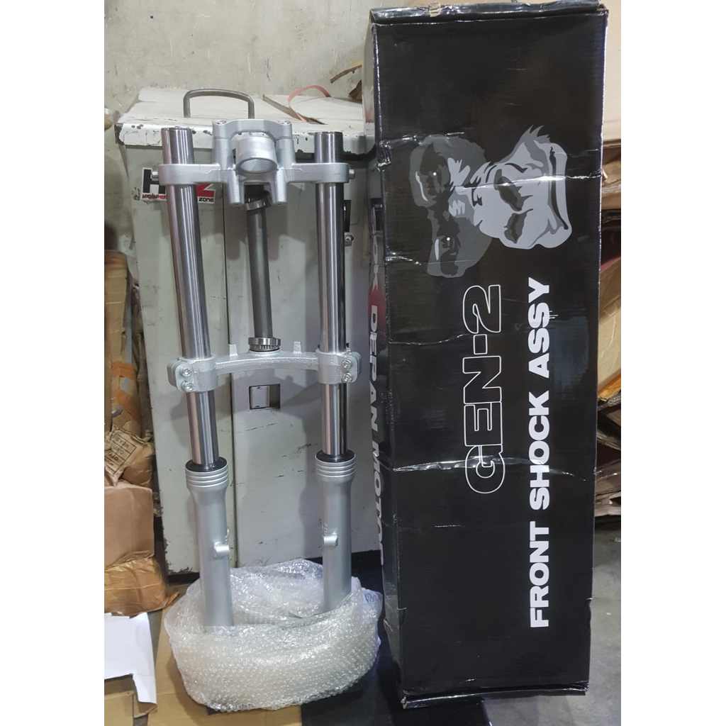 shock depan assy gorila gorilla ninja rr pnp all motor laki honda tiger megapro glpro glmax verza cb