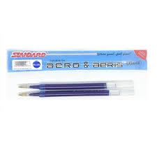 Gramedia Batam - Standard Pen - Refill Aero 0.5 Gel / 2 set biru