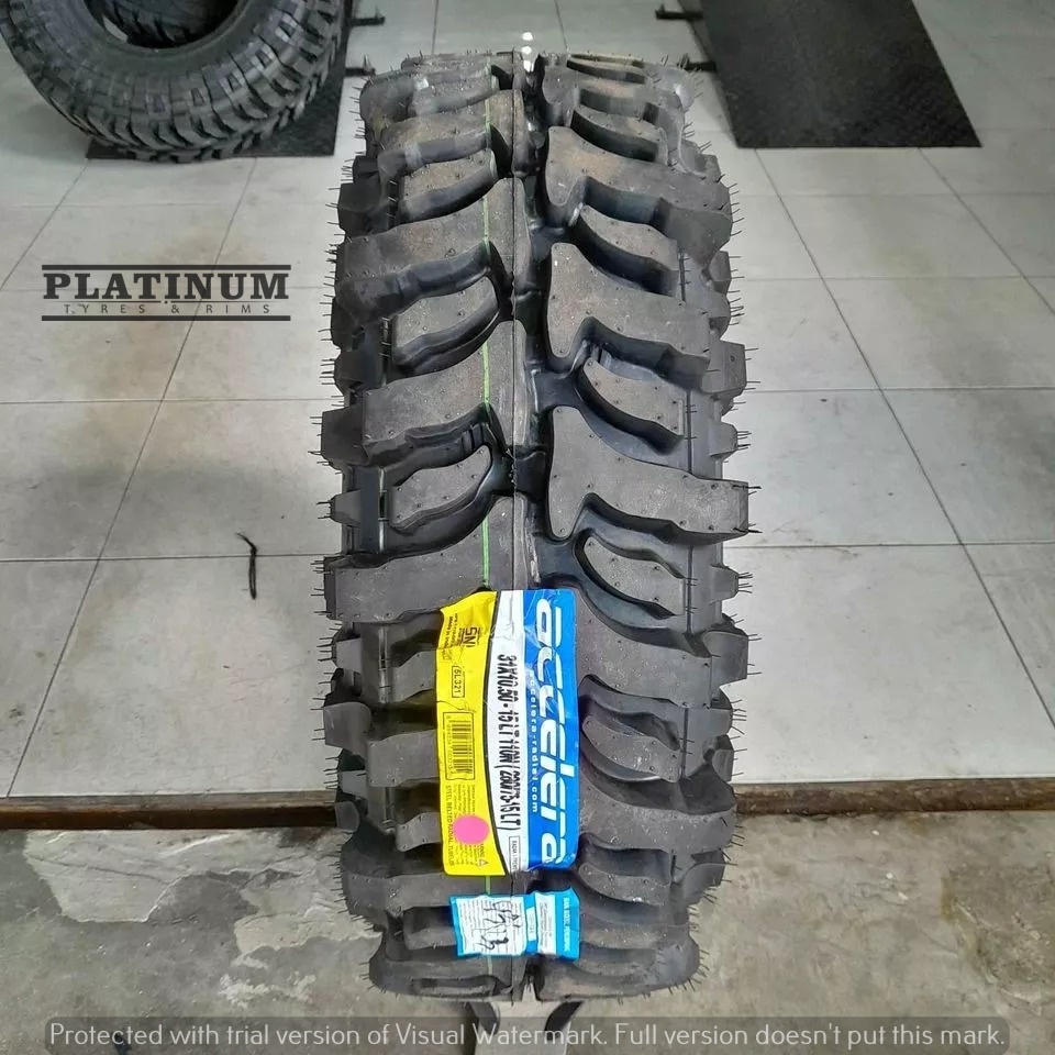 Ready stock ban offroad ukuran 31 10,5 R15 merk accelera badak x-treme ban pacul offroad R15
