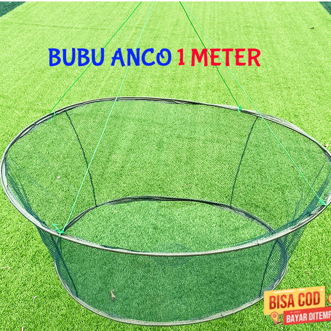 Bubu Payung Lipat Praktis Untuk Ikan Udang Bubu Lipat Otomatis Diameter 1m Untuk Ikan