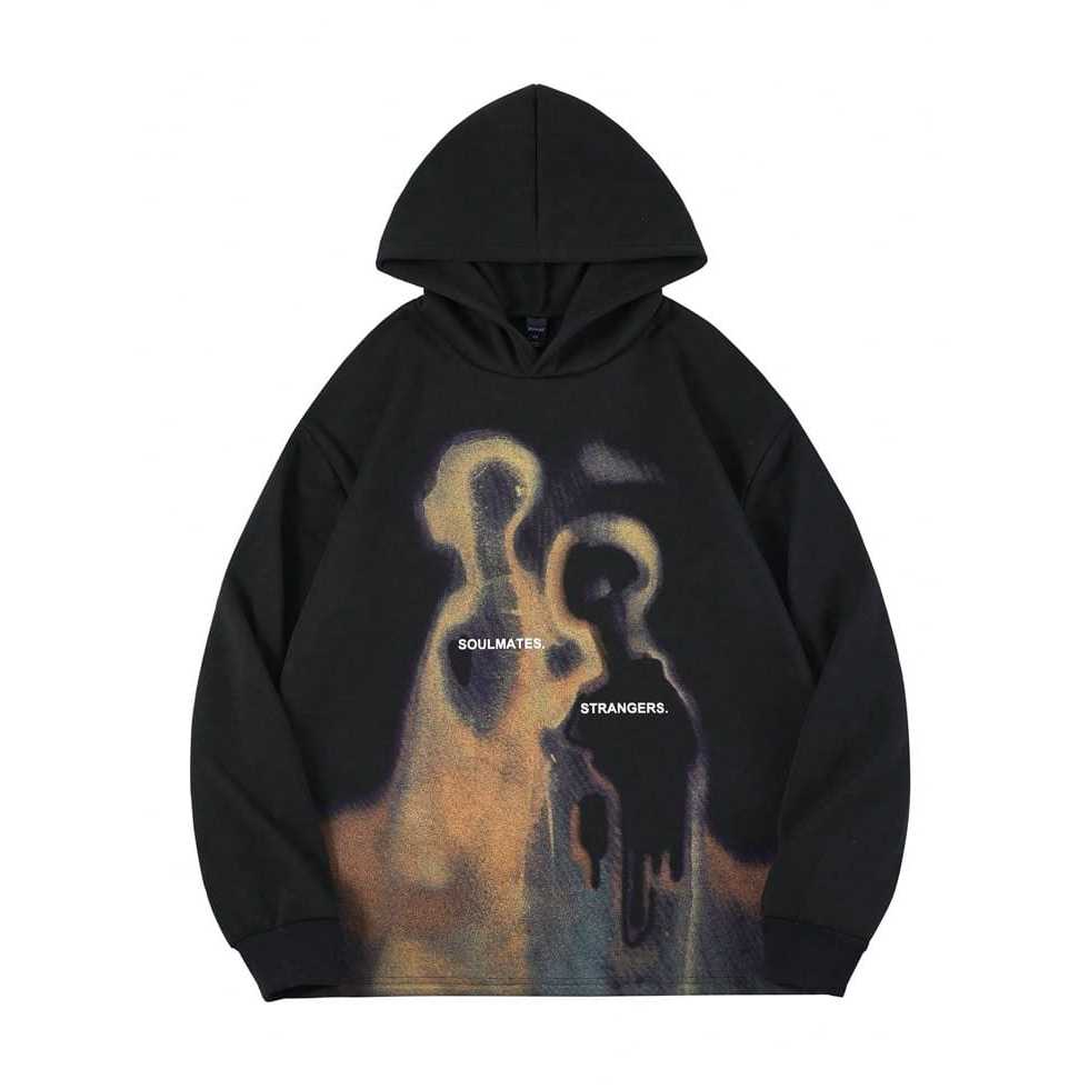 Boxy Hoodie Unisex Fleece Cotton 280gsm