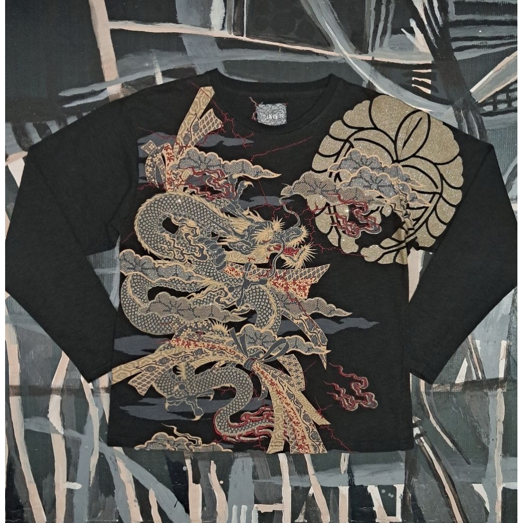 Longsleeve Sukajan Art Naga Original