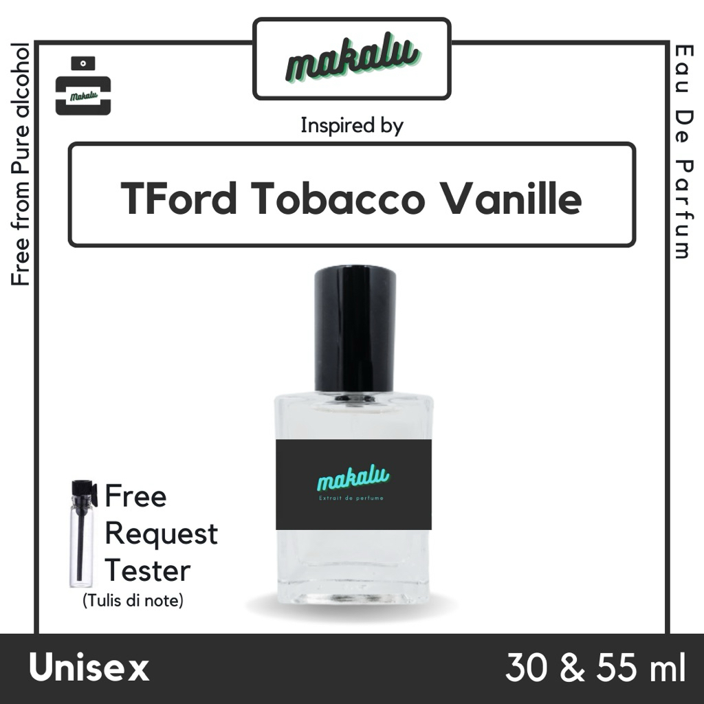 inspired parfume Tom Ford Tobacco Vanille by makalu parfum pria dan wanita aroma vanilla tahan kama