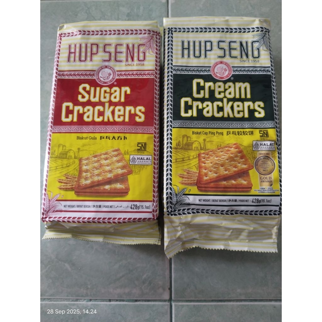 Hup Seng Cream Crackers Hup Seng Sugar Crackers 428g