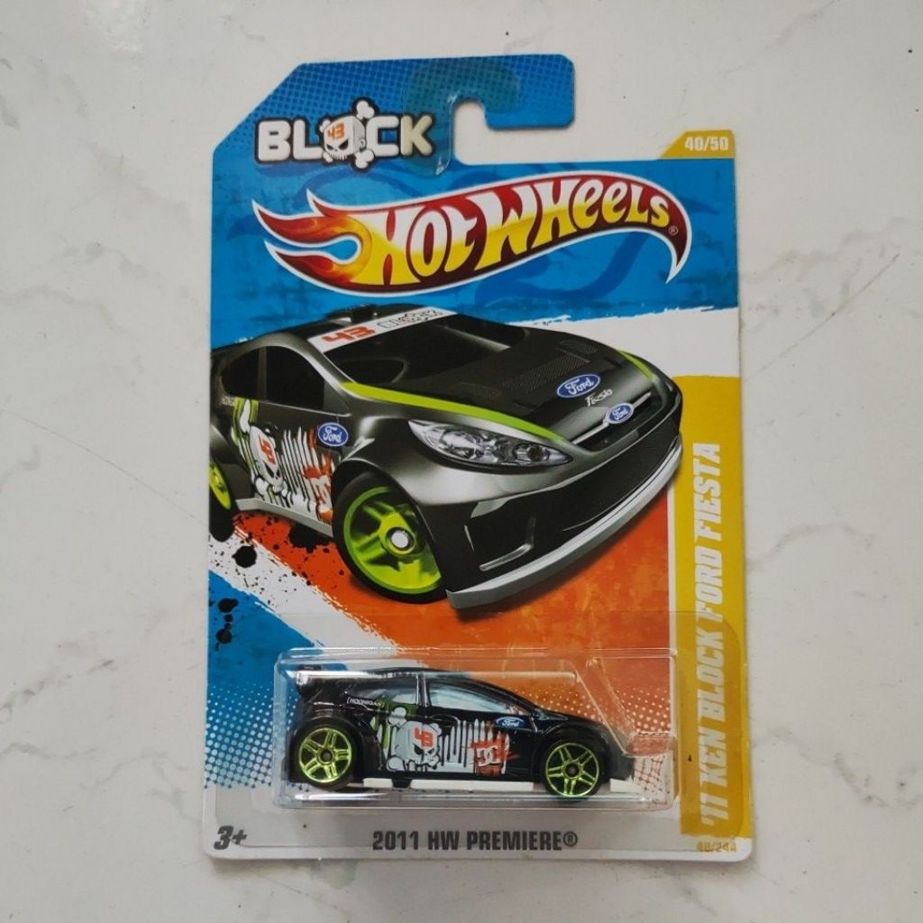 Hotwheels 2011 HWP '11 Ken Block Ford Fiesta Hitam