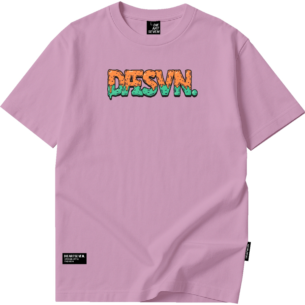 Kaos pria distro pakaian pria atasan kaos distro art TDM tshirt dusty pink
