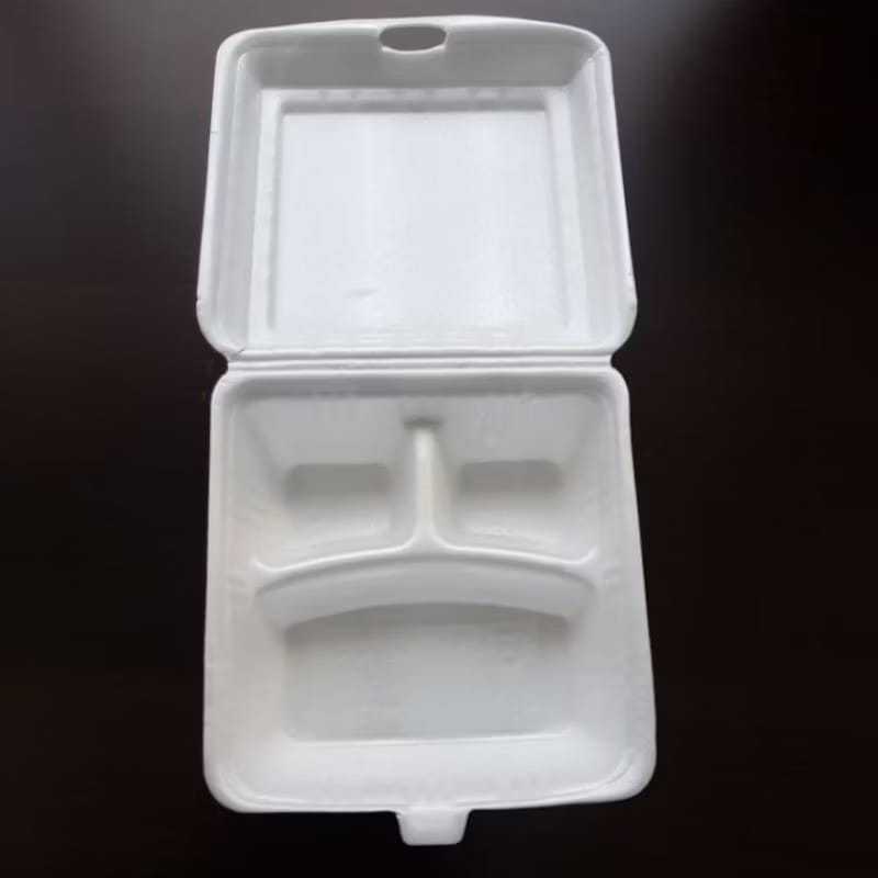 Sterofoam 3 Sekat KCS 10pcs / Sterofoam Nasi Kotak