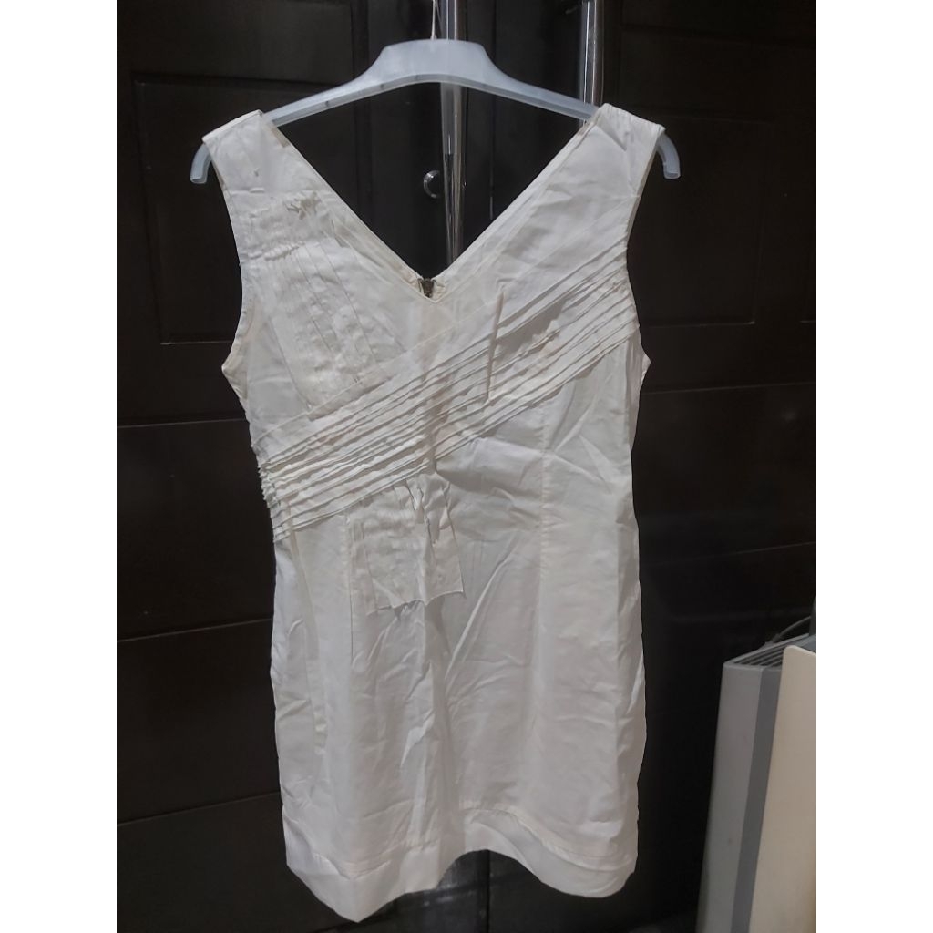 dress putih preloved