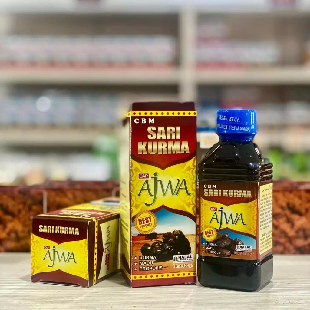 SARI KURMA CAP AJWA CBM Sari Kurma Ajwa 350 Gr - Original