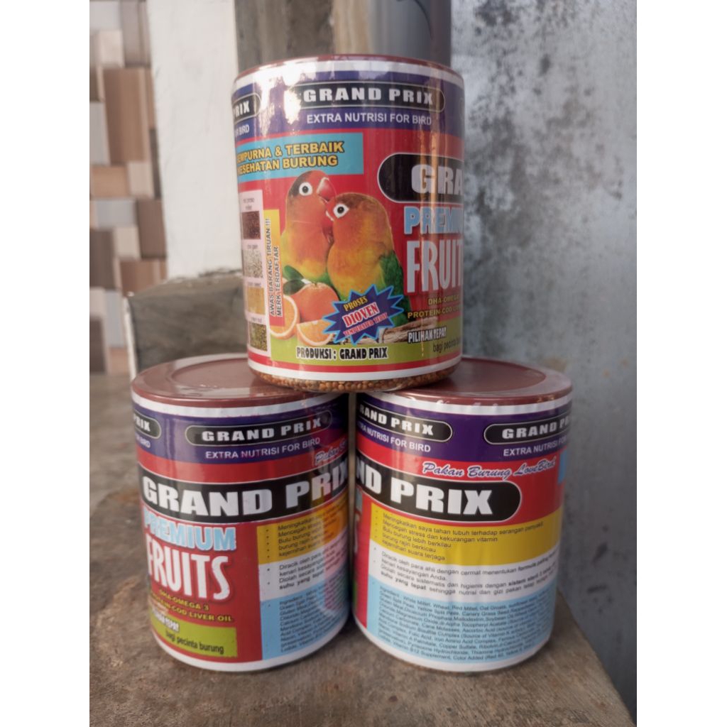 granprix makanan burung Lovebird terbaik pakan sultan