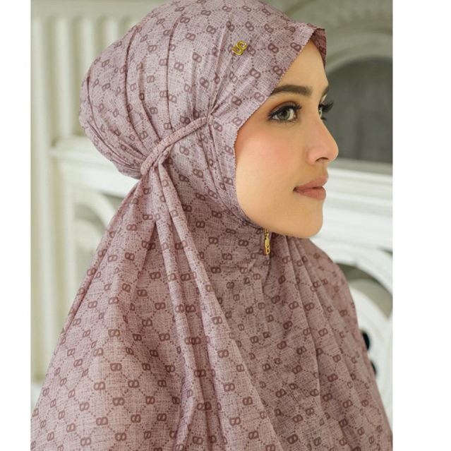 Buttonscarves monogram mini capsule prayer robe