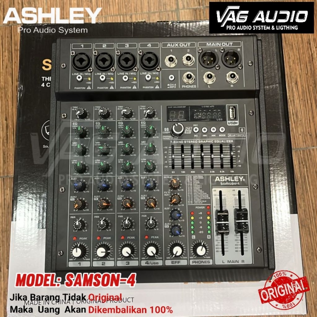 MIXER ASHLEY SAMSON 4, ORIGINAL ASHLEY, 4 CHANEL