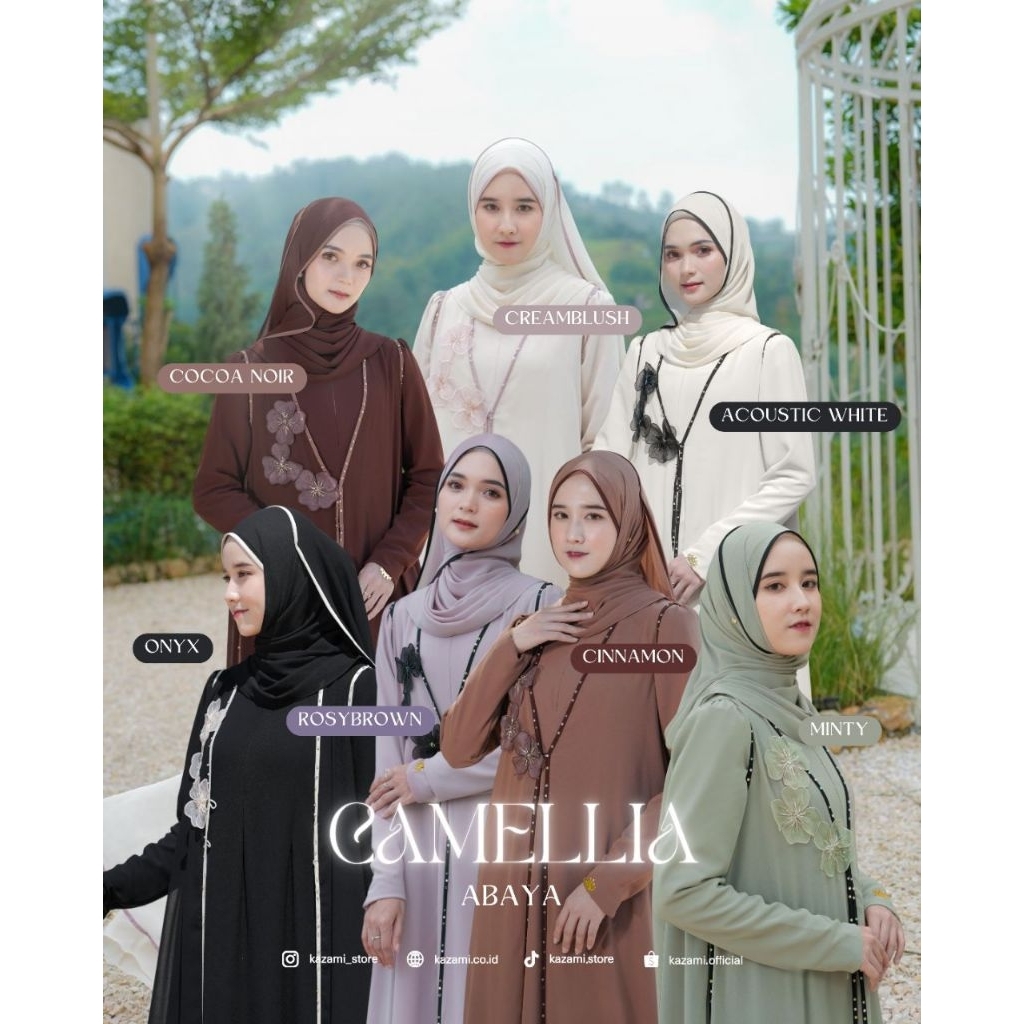 ABAYA CAMELIA SET PASHMINA