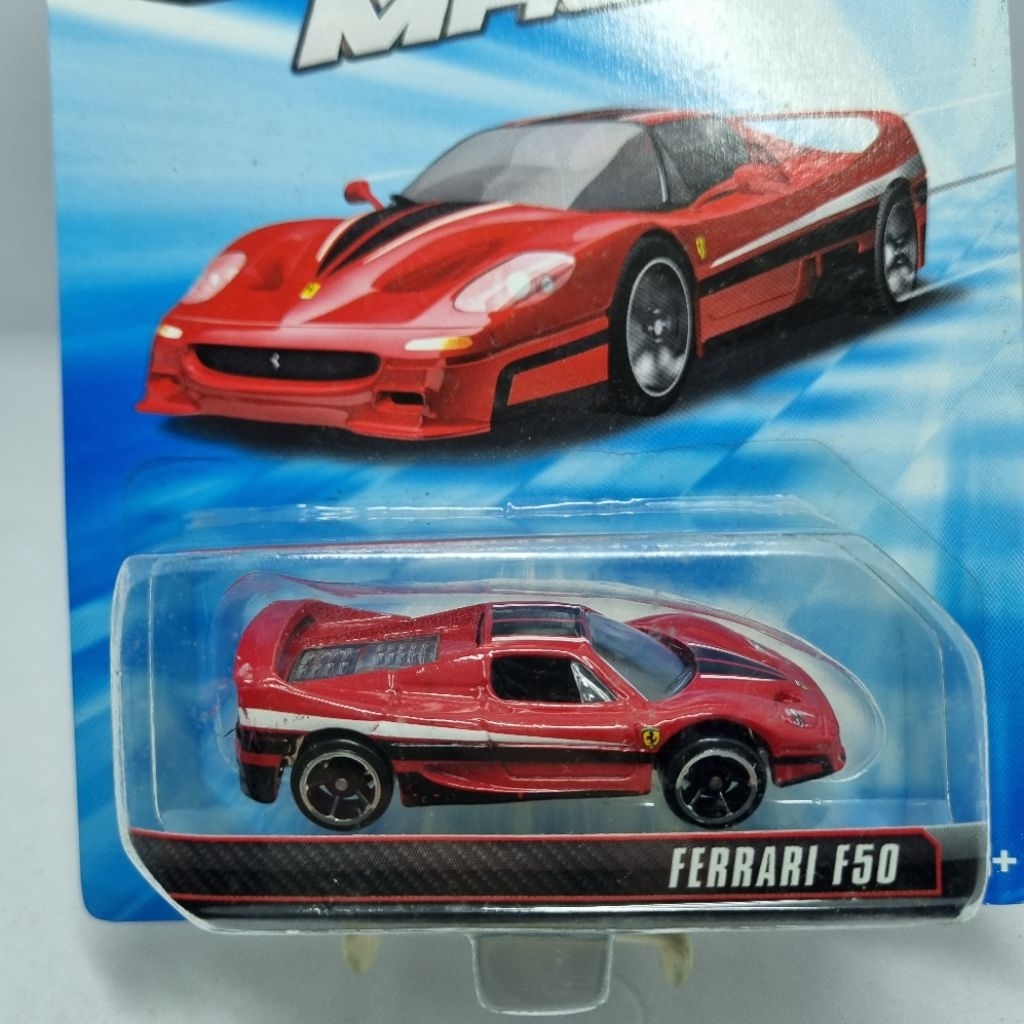 Diecast Mobil Hotwheels 1:64 Speed Machines FERRARI F50 merah red