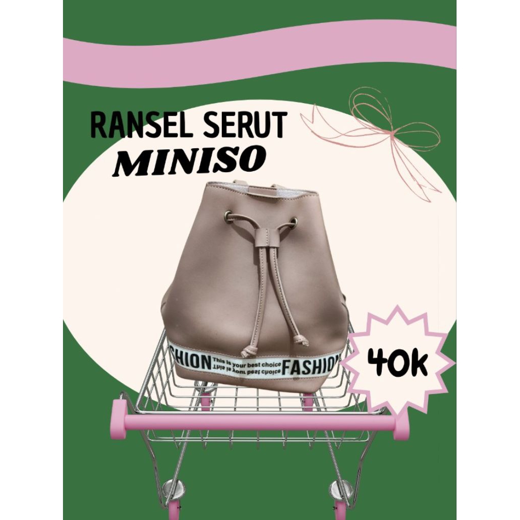 TAS RANSEL/MINISO