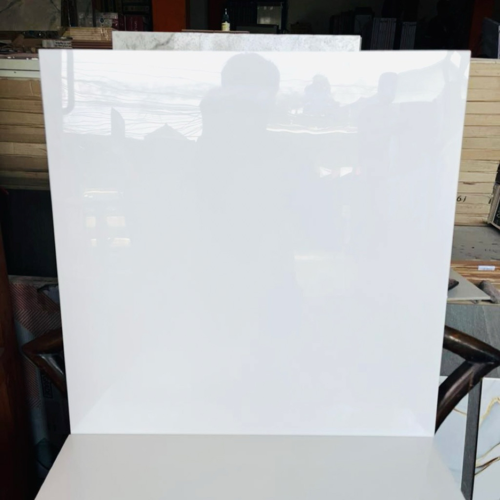 Granit 60x60 Pegasus Putih Polos/Milky White | Glossy