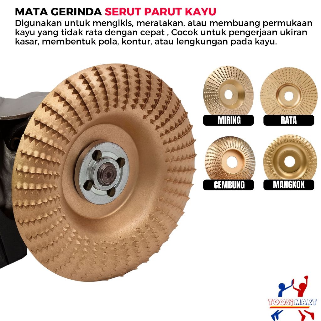 Mata Gerinda Parut kayu Mata Gerinda Penghalus kayu Carving Saw Mata gerinda Ukir Kayu