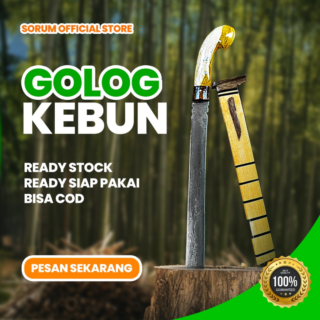 GOLOK Kebun Premium Bahan Baja SUP9