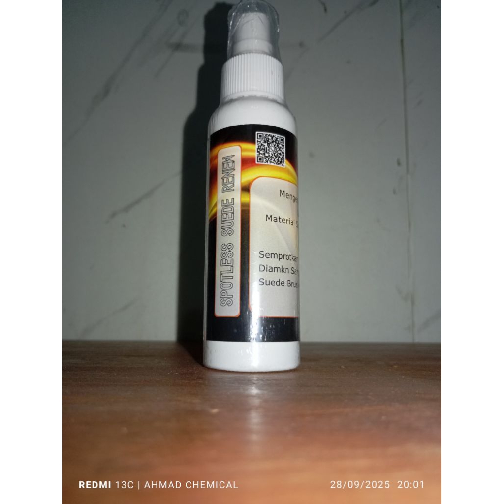 spotless Suede renew, 100ml untuk melembutkan,bahan Suede di sepatu tas dll