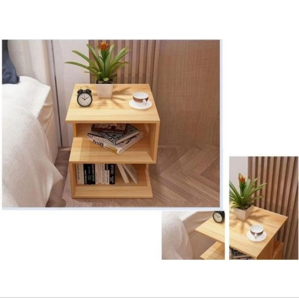 Meja Kayu Minimalis Meja Sudut Tempat Tidur Meja Minimalis Serbaguna