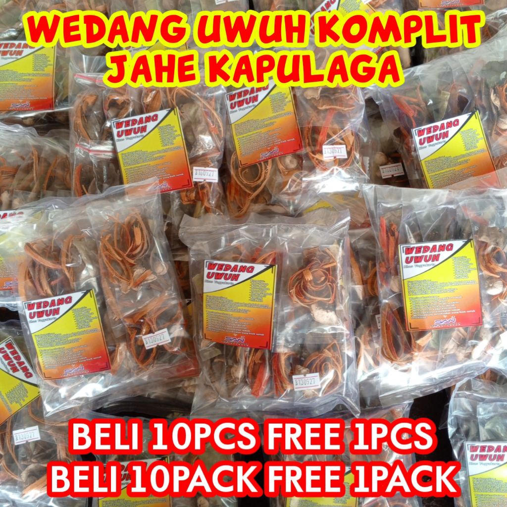 WEDANG UWUH LABEL KUNING KOMPLIT TRADISIONAL KESEHATAN KHAS YOGYAKARTA SOLO