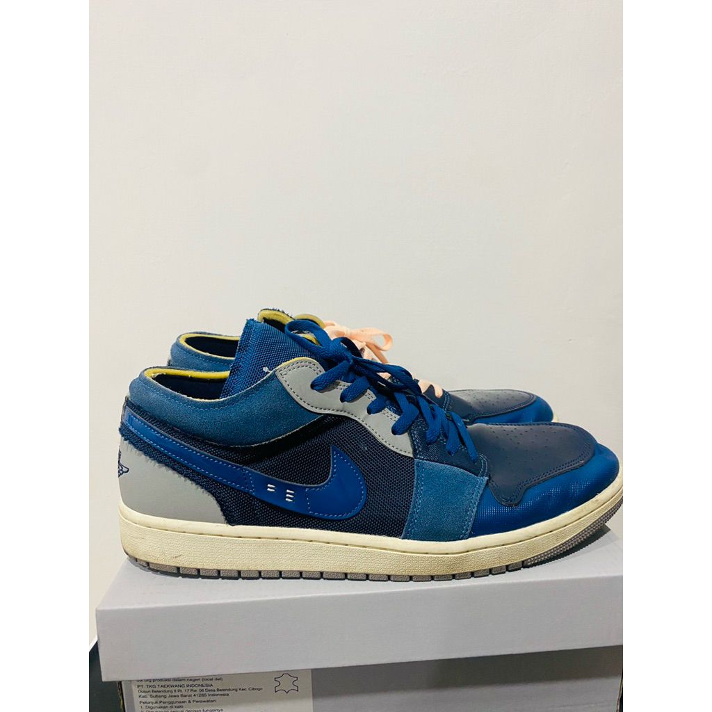 air jordan 1 low navy blue top se craft