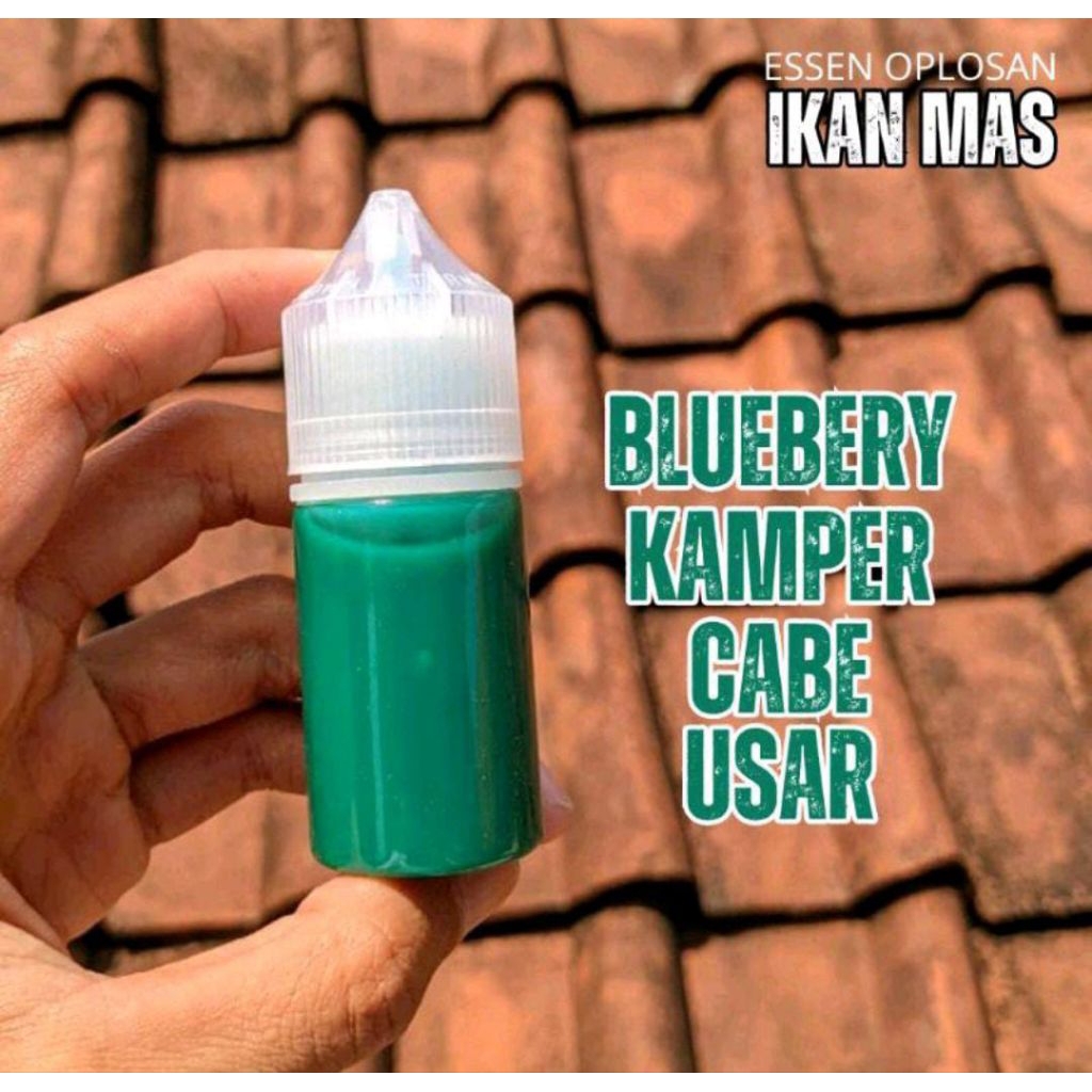 Essen oplosan ikan mas aroma Blueberry Kamper Cabe Usar, esen galatama/galapung esen gacor ampuh isi