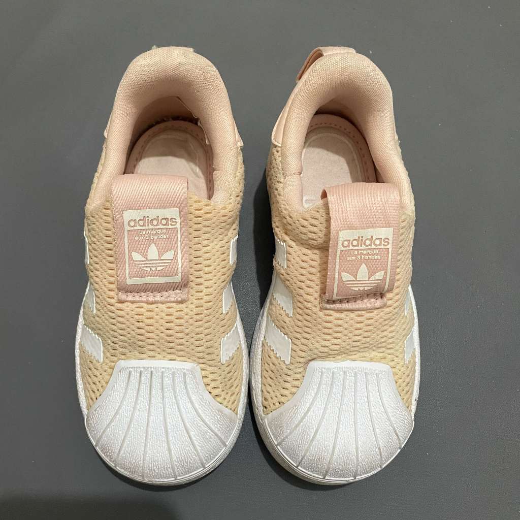 ANAK K442 (ADIDAS ORI, PRELOVED) Sepatu Superstar Ortholite 360 Three Stripes Sneakers Low Slip On P