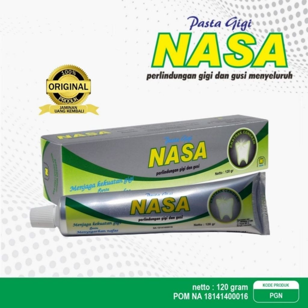 Pasta Gigi Nasa PGN Pagina Asli Original Ori NASA Official Gudang Stockist Distributor Medan Fiska S