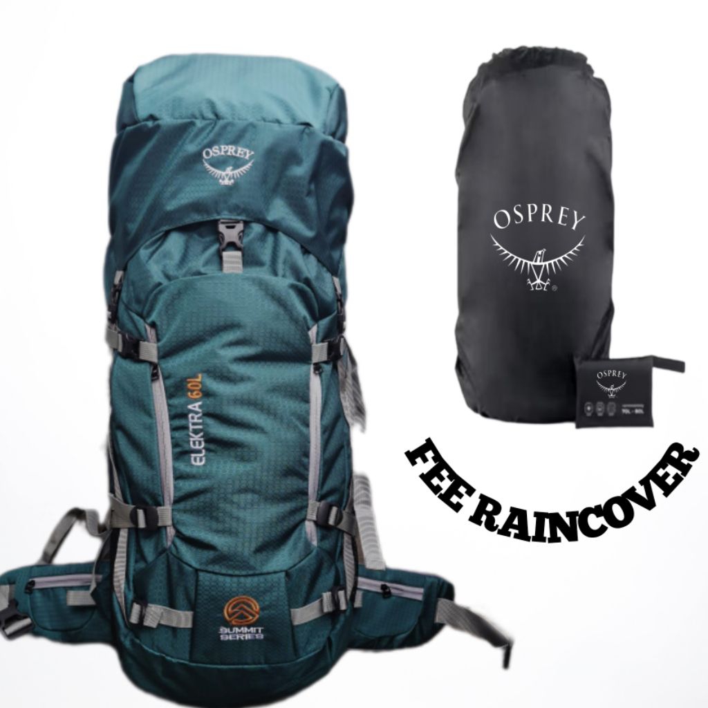 Free Raincover Waterproof - Tas Gunung 60 Liter ZEEGER ORIGINAL