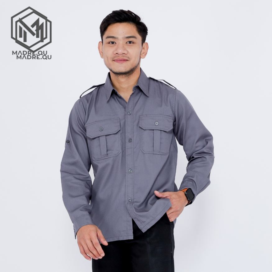Kemeja Pdh Pdl Lapangan Tactical Unisex Bahan American Drill