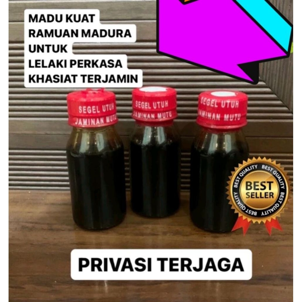 Madu Ramuan Madura Pria Perkasa Super Tonik asli Tjap Kuda 100% Original TONIK POLOS Madu Polosan