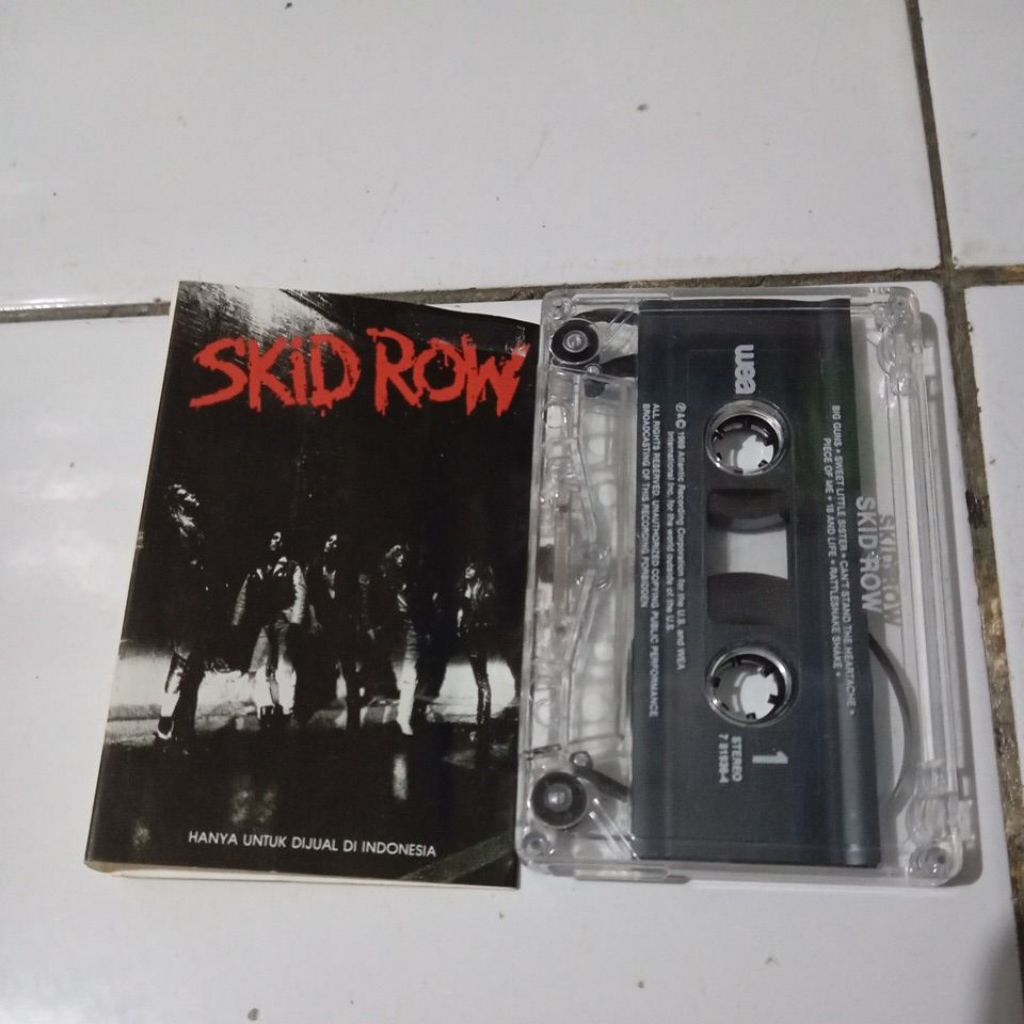 kaset pita skid row self title album