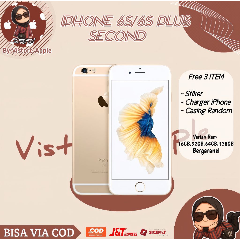 iPhone 6s/6s Plus Second Original Cocok Digicam