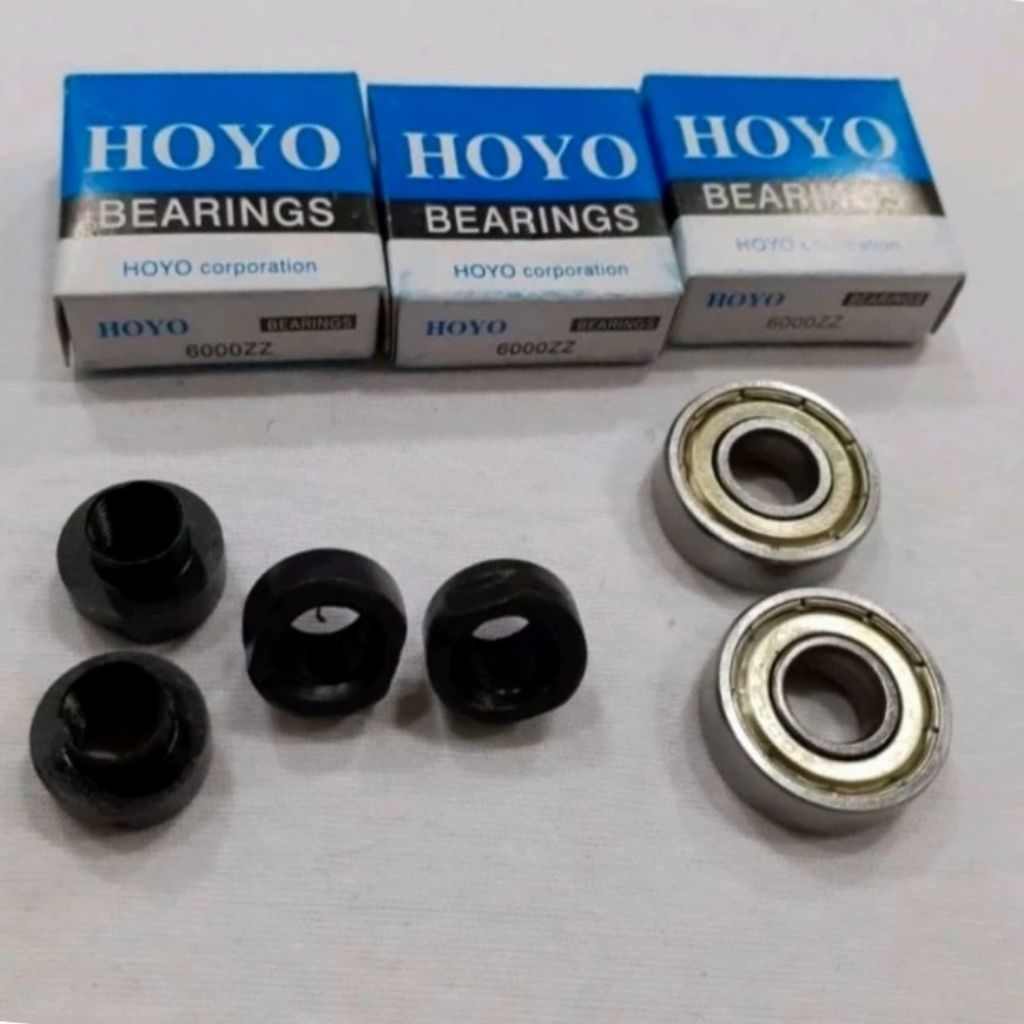 kones bubut dan bearing 6000 rs