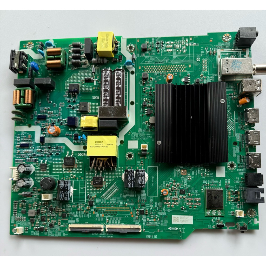 MB TV COOCAA 43y66 MAINBORD TV COOCAA 43y66