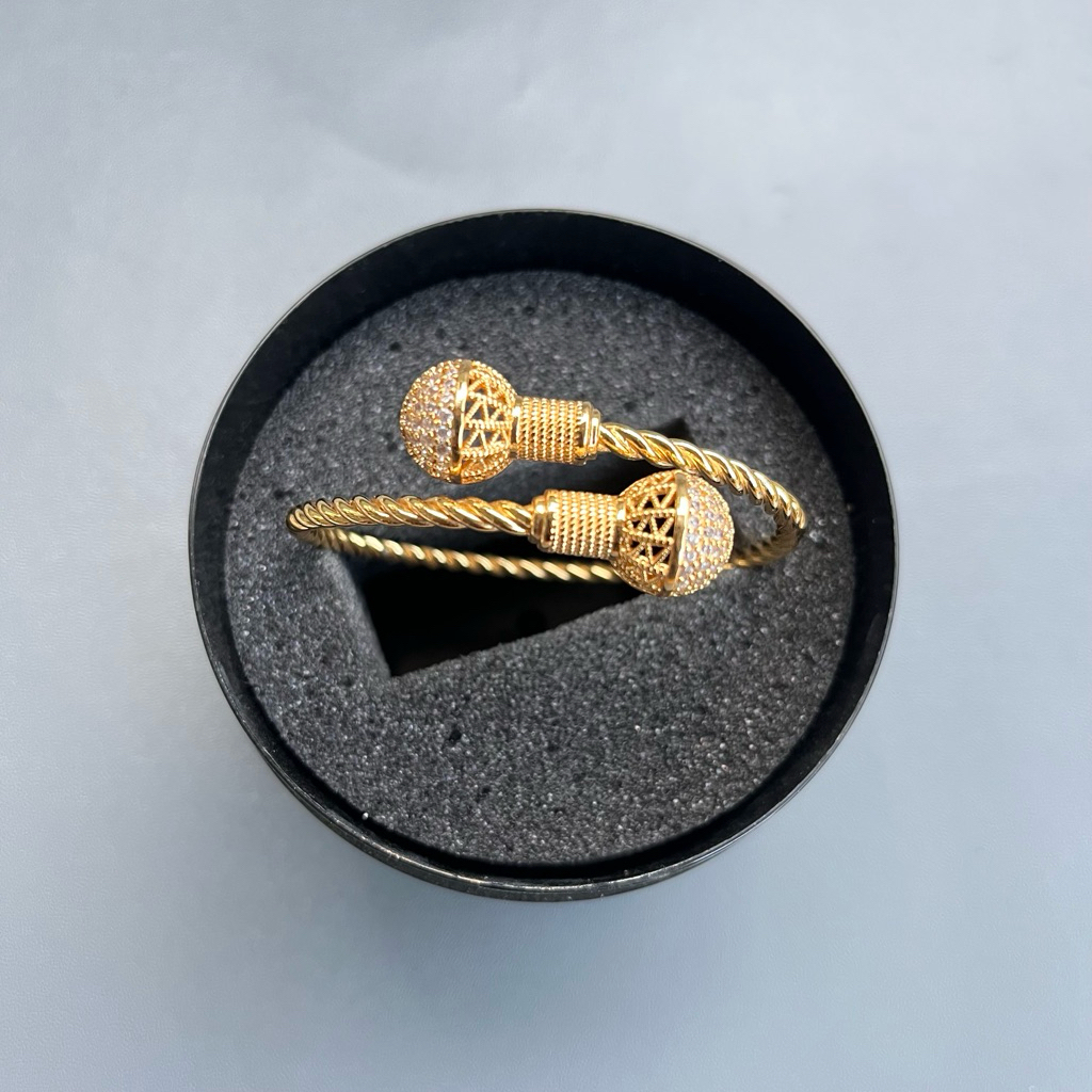 GELANG BANDUL LAPIS EMAS