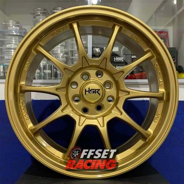 Velg R17 Racing Jazz Yaris Swift Mobilio Livina Velg Mobil HSR BOROKO SRD Ring 17 Baut 4