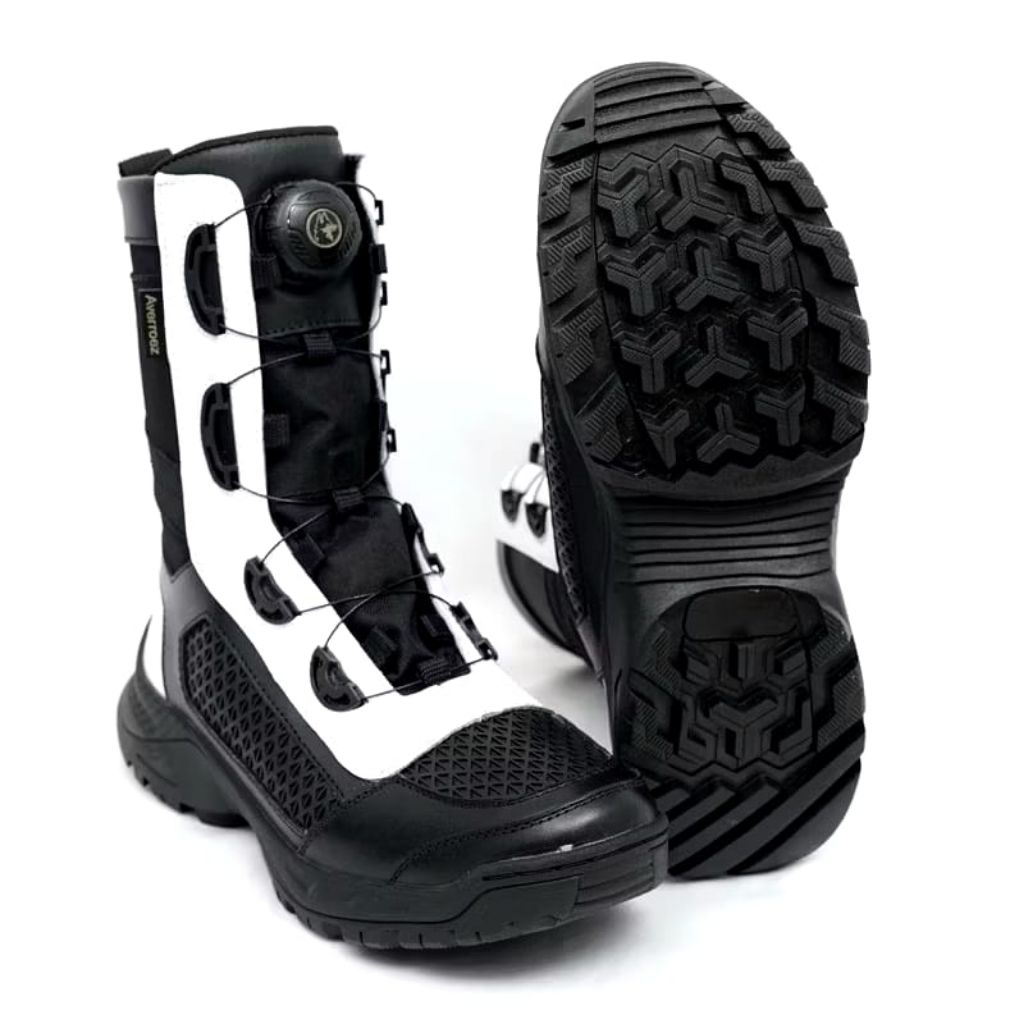 SEPATU PDL TALI PUTAR PROVOST POLRI KULIT SAPI ASLI