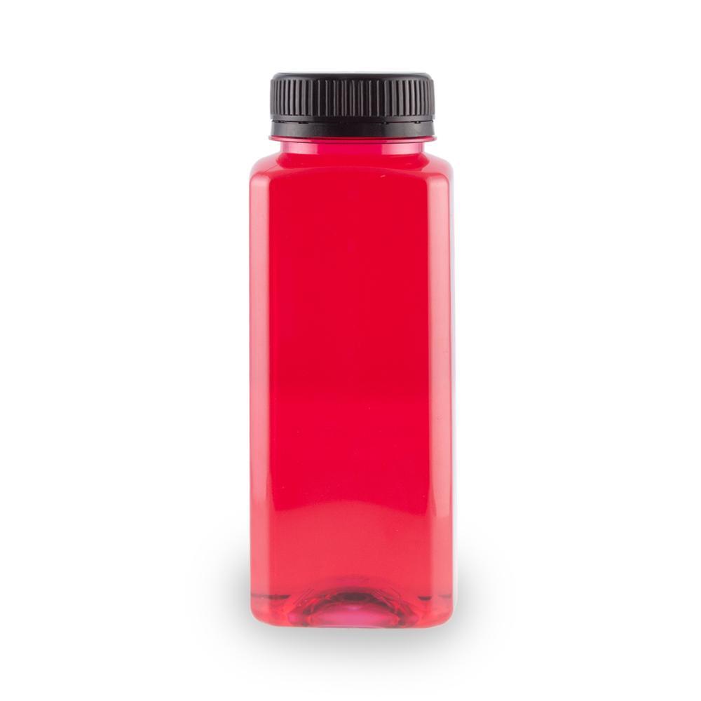 BOTOL PLASTIK LEMON 250ML + TUTUP BOTOL BERRI ISI 100 PCS