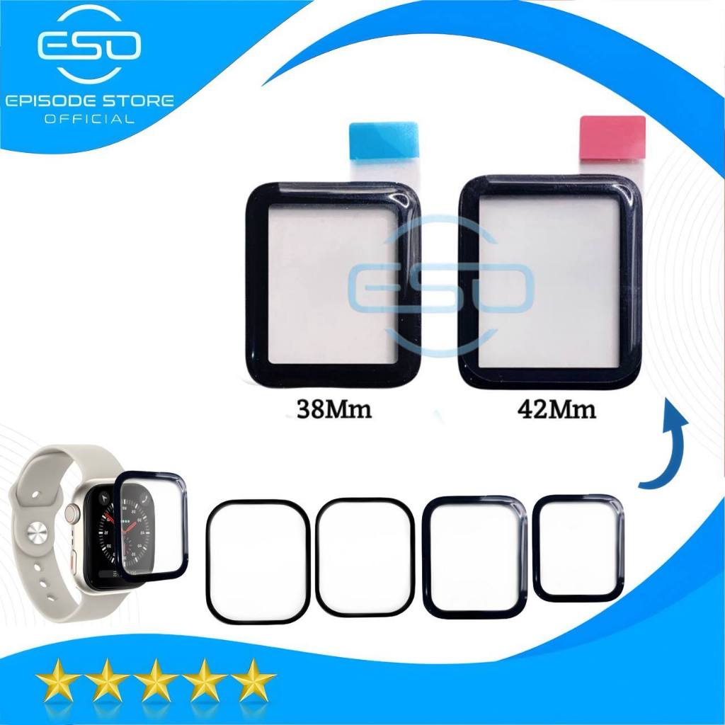 Kaca Oca / Kaca Lcd Series 2/S3 Pengganti Layar Iwatch New