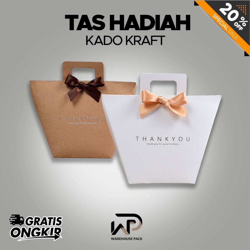 Kotak Kado Hadiah Kraft | Hampers Gift Box Souvenir | Paperbag Kraft Mini | Hampers Wedding Ulang Ta