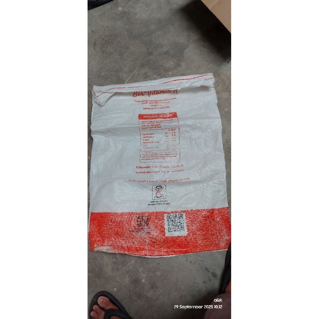 Karung goni bekas gula 50 kg