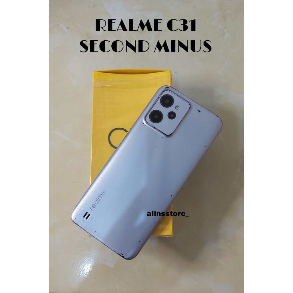 HP REALME C31 SECOND MINUS BACA DESKRIPSI