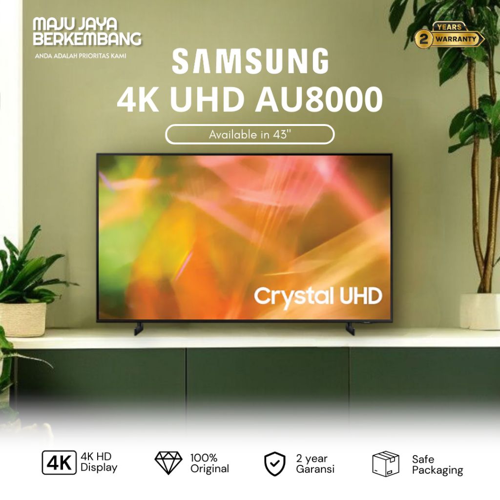 SAMSUNG LED 43AU8000 / UA43AU8000 4K SMART TV 43 inch