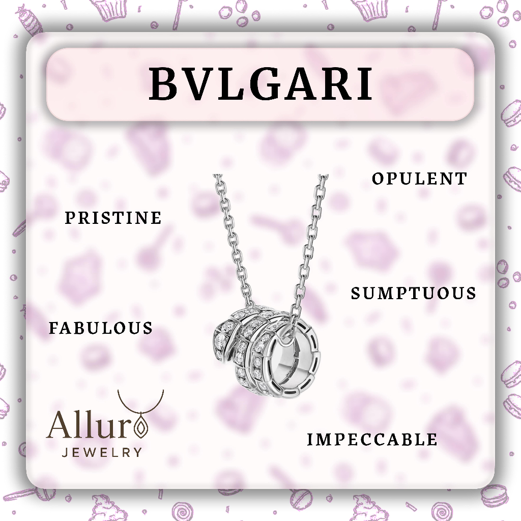 【Emas asli 18K 100%ORIGINAL】Kalung Liontin White Gold Men Women's Necklace Diamond / Kalung Emas Bra