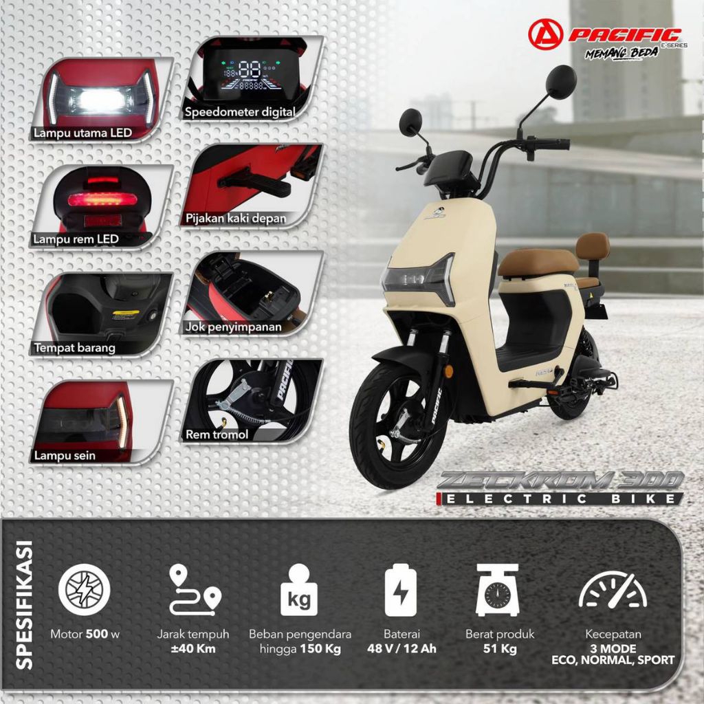 Sepeda listrik Zeckrom 300 by Pasific