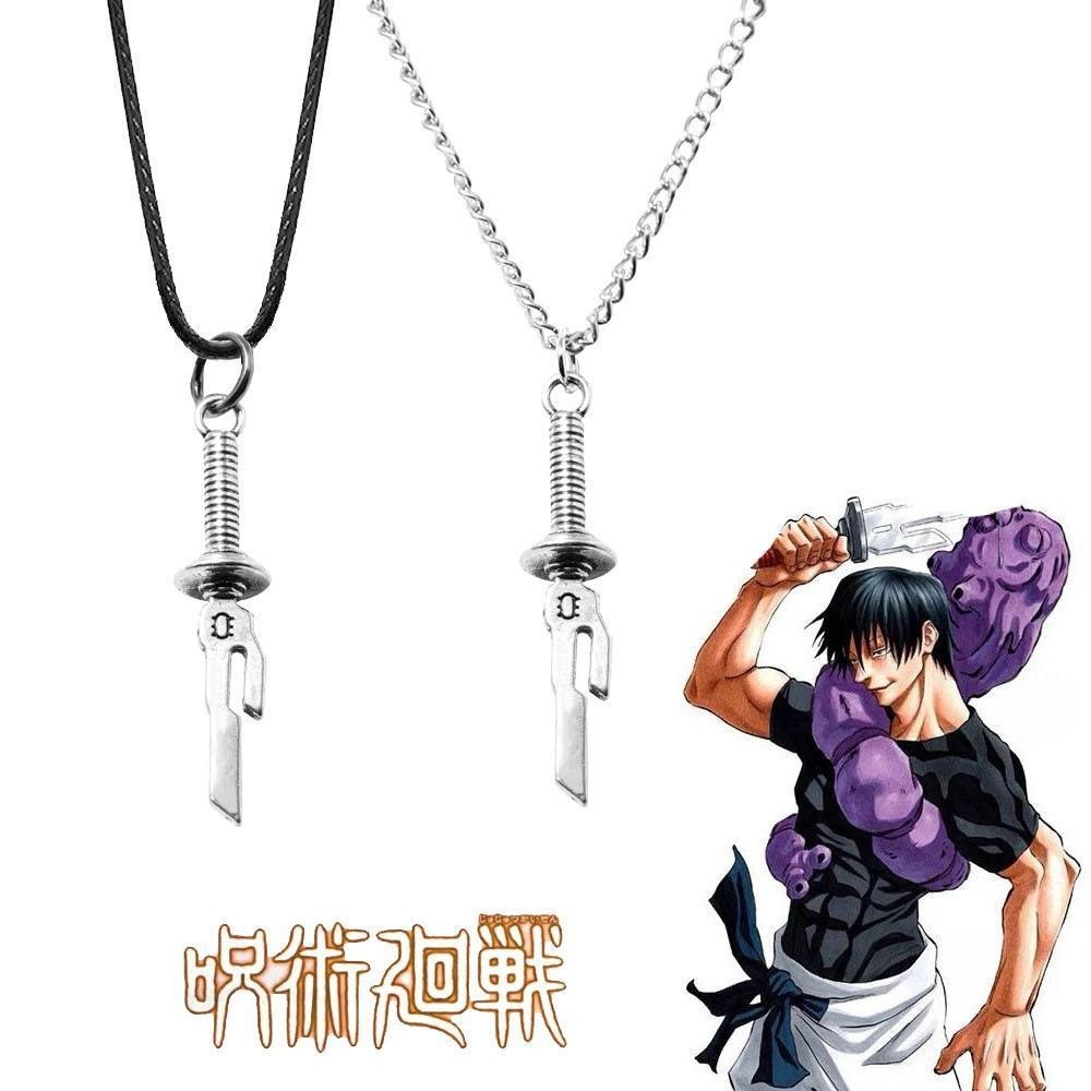 Kalung Choker Toji Fushiguro Rantai Anime Manga Jujutsu Kaisen JJK Aksesoris Necklace Wibu Otaku Uni