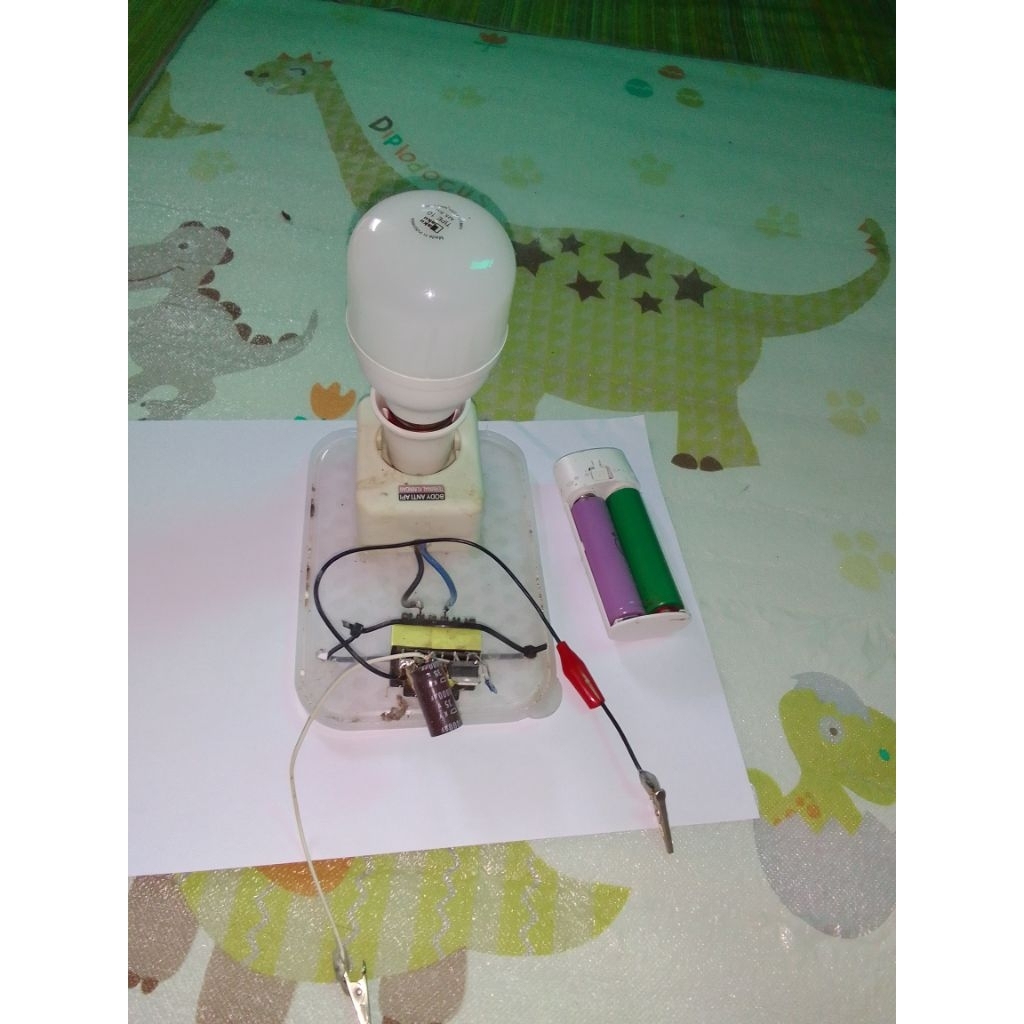 1 set Joule thief travo gajah tanpa casan batre