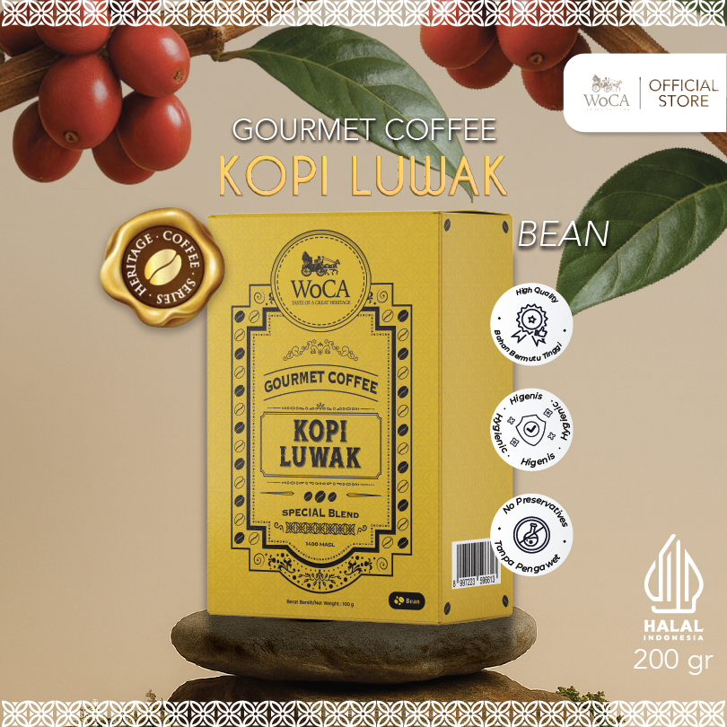 WoCA Heritage Coffee Luwak Special Blend 100g